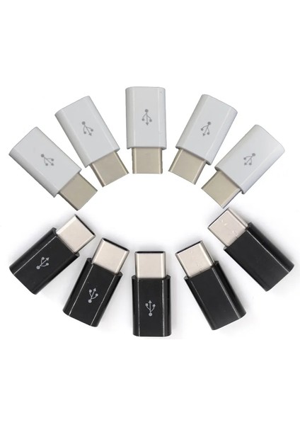 Beyaz Stil Lot USB 3.1 Tip-C Erkek Konnektörden Mikro Usb'ye 2. Dişi Veri Adaptörü Dönüştürücü USB Tip C Adaptörler (Yurt Dışından) indirimleri