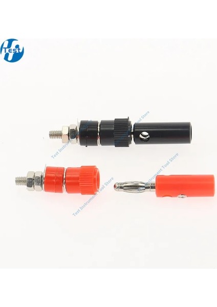 Siyah-5set Tarzı 5 Adet (5 Takım) 4mm Bağlama Sonrası Ses Hoparlör Terminali Muz Fiş Prizler Jak Konnektörleri (Yurt Dışından) indirimleri