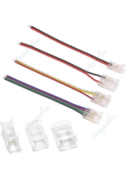 Kırmızı Stil 1 Parça IP20 Esnek Yüksek Yoğunluklu 3 Tip Şeritten Şerite Kolay Bağlantı Için Ob LED Şerit Işığı Hızlı Bağlantı Kiti (Yurt Dışından) fırsatları