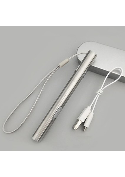 Ab Tıbbi Kullanışlı Kalem Işık USB Şarj Edilebilir Mini Hemşirelik El Feneri LED Torch + Paslanmaz Çelik Klips Li ve Profesyonel Olight (Yurt Dışından) fiyatları
