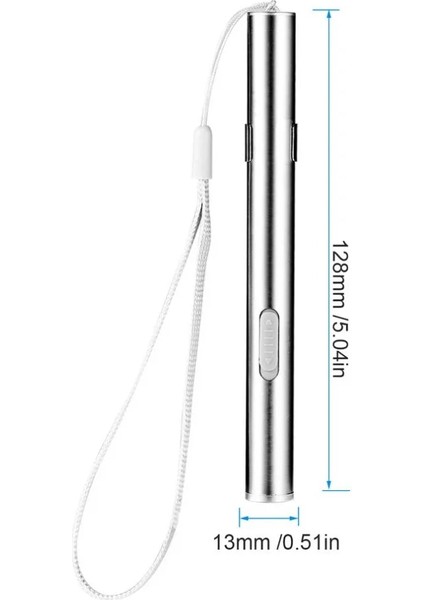 Ab Tıbbi Kullanışlı Kalem Işık USB Şarj Edilebilir Mini Hemşirelik El Feneri LED Torch + Paslanmaz Çelik Klips Li ve Profesyonel Olight (Yurt Dışından) fırsatları