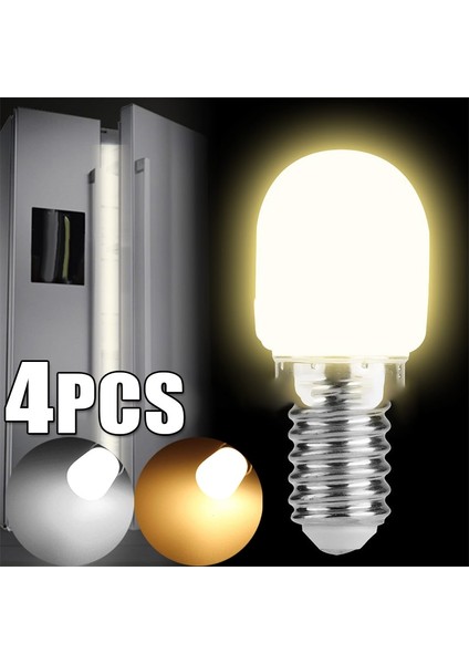 E12-SICAK-4 Adet Yeni LED Ampul E12 Ev Buzdolabı Ampuller Buzdolabı Ekran Lambası Mini Gece Işıkları Yüksek Parlaklık Ev Dekor Avize (Yurt Dışından) fiyatları