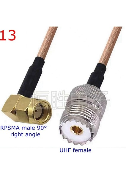 TYPE13-1PCS Tarzı 1 Milyon RG316 PL259 SO239 PL-259 SO-239 Uhf Sma Erkek Dişi Uzatma Konnektörü SL16 Uhf Sma Sıkma Rggtai Düşük Kayıp Kablo (Yurt Dışından)