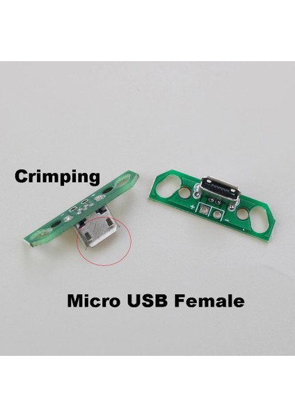 D Tarzı Mikro Veri Şarj Kablosu Jakı Test Kartı ile Başlık 90 Derece Mikro USB Dişi Erkek Konnektör (Yurt Dışından)