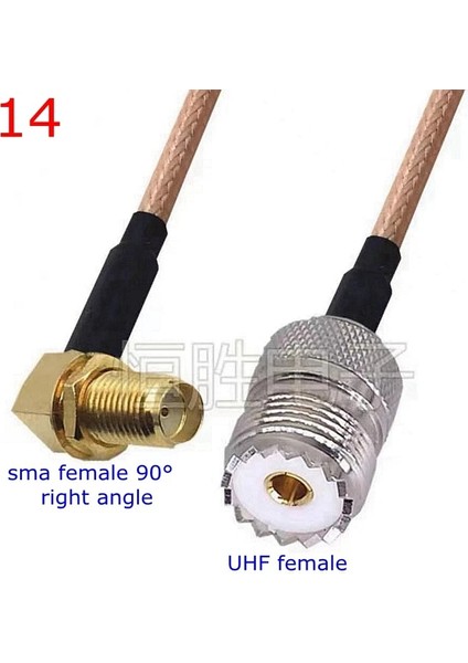 TYPE14-1PCS Tarzı 1 Milyon RG316 PL259 SO239 PL-259 SO-239 Uhf Sma Erkek Dişi Uzatma Konnektörü SL16 Uhf Sma Sıkma Rggtai Düşük Kayıp Kablo (Yurt Dışından)