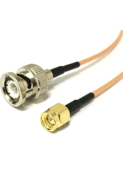 Smaj-Bncj Stili 15CM Sma Erkek Dişi Somun - Bnc Fiş Jakı Pigtail Kablo Adaptörü Rgmcmcmcm (Yurt Dışından)