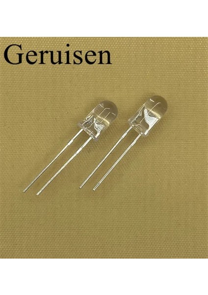100PCS Tarzı Ir Adet Lot Şeffaf Yuvarlak 5mm Süper Parlak Su Berrak Yeşil Kırmızı Beyaz Sarı Mavi Işık LED Ampuller Yayan Diyot F5 Yavaş (Yurt Dışından) modelleri