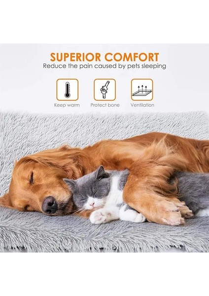 Kahverengi Tarzı Xl 100X70CM Kış Köpek Yatak Mat Yumuşak Yıkanabilir Polar Pet Yastık Ev Sıcak Yavru Kedi Küçük Büyük Köpekler Için Yatak Battaniye Kediler Mat (Yurt Dışından) modelleri