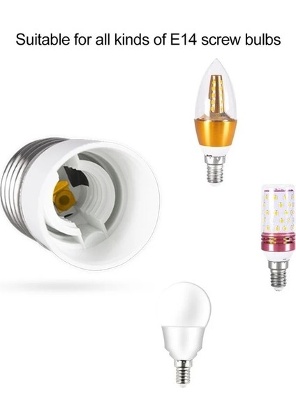 Munlii E27 To E14 Lamba Ampul Soket Tabanı Tutucu Dönüştürücü 86 ~ 265 V Işık Adaptörü Dönüşüm Yanmaz Ev Odası Aydınlatma Araçları (Yurt Dışından) fiyatları