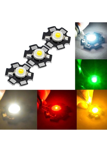 1W Tarzı Rgb 10X 1W 3W Yüksek Güç Beyaz Kırmızı Mavi Yeşil Işık Boncuk Verici LED Ampul Diyot Lamba Yuvası Yıldız Pcb Platine Soğutucu (Yurt Dışından) fiyatları