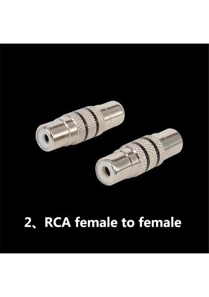 No.5 Tarzı 1 Adet Adaptör Ses Fişi Ale Dişi Rca Av Cctv Mono Stereo Erkek Dişi Konnektör (Yurt Dışından) fırsatları