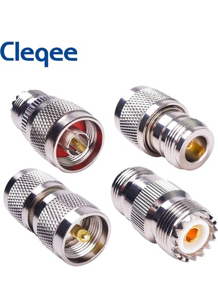 Çoklu Stil Cleqee Uhf SO239 PL259 Erkek Dişi N Tipi Erkek Dişi Konnektör Rf Koaksiyel Koaksiyel Adaptör (Yurt Dışından) fiyatları