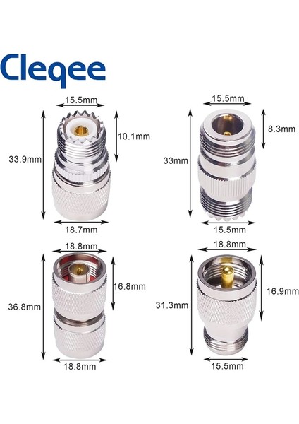 Çoklu Stil Cleqee Uhf SO239 PL259 Erkek Dişi N Tipi Erkek Dişi Konnektör Rf Koaksiyel Koaksiyel Adaptör (Yurt Dışından) modelleri
