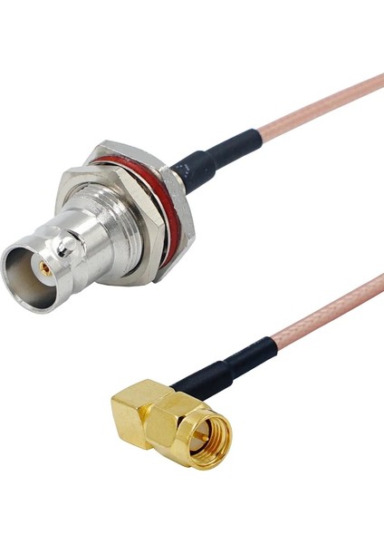 No.8 Tarzı 10CM Kablo Sma Erkek Fiş Bnc Erkek Düz Konnektör Kablosu RG316 Rf Jumper Pigtail Erkek - Dişi Dik Açılı Rf Koaksiyel (Yurt Dışından)