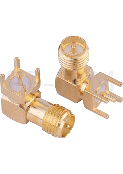 Rpsmakwe Stili Ma Erkek Fiş Dişi Adaptör Jak Lehim Kenar Pcb Düz Dik Açılı Montaj Rf Bakır Konnektör Fiş Soketi (Yurt Dışından)