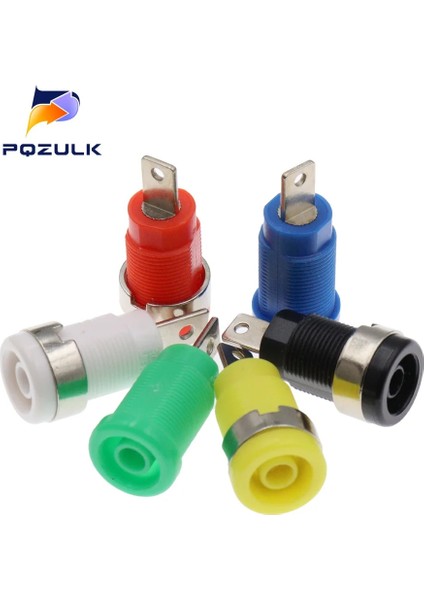 Sarı Stil mm Muz Fiş Dişi Jack Soket Fiş Tel Konnektörü 5 Renk Ea Multimetre Soket Muz Kafa Dişi (Yurt Dışından) fiyatları