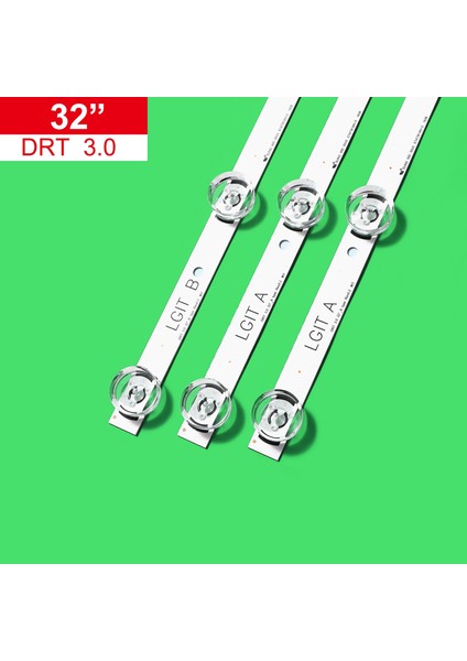 3 Adetgrup Orijinal Arka Işık LED Şerit Yedek Çubuklar Lıg LC320DUE HC320DXN NC320DXN LC320DXE Fga Tv LED Arka Işık (Yurt Dışından)