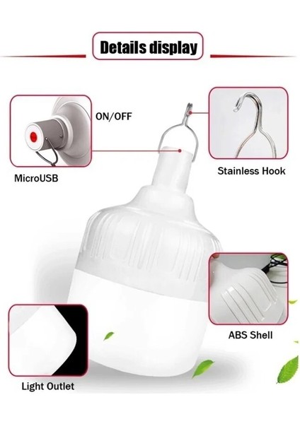 200W 200 W Taşınabilir Çadır Lambası Pil Fener Barbekü Kamp Işık Açık Ampul USB LED Acil Durum Işıkları Veranda Sundurma Bahçe Için (Yurt Dışından) indirimleri