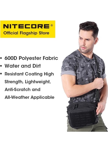 NUP30 Tarzı Nıtecore NUP30 Tek Kollu Çanta Taktik Crossbody Çanta 600D Naylon Işe Gidip Gelme Paketi Çok Amaçlı Yardımcı Çanta Molle Sistemi Erkekler Kadınlar Için (Yurt Dışından) indirimleri