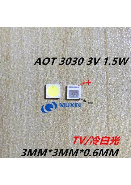 LED Aot Arka Işık Yüksek Güçlü LED 1.5W 3V Lm Tv Uygulaması Için Soğuk Beyaz LCD Arka Işık EM-W3C3 (Yurt Dışından) modelleri
