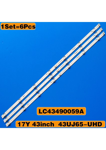 Lg 43UK6470PLC 43UPLA 43UPLB LED Bant Arka Işık Şeridi Çizgi Cetveli Wooree Uhd_led Array_a-Type_ (Yurt Dışından)