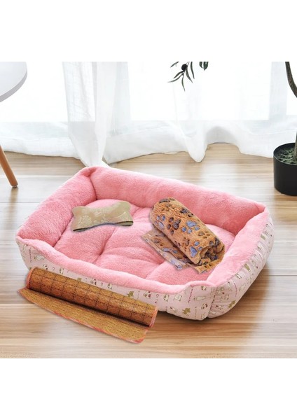 Sarı Stil 60X45 cm cm Pet Köpek Yatağı Yavru Yastık Kulübesi Kedi Yavrusu Için Artı Boyutu Yumuşak Yuva Köpek Sepetleri Küçük Büyük Köpek Için Yumuşak Kanepe Hayvanlar Ped (Yurt Dışından)