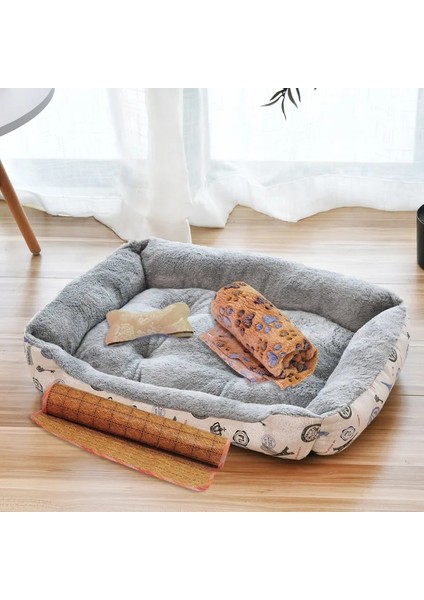 Sarı Stil 60X45 cm cm Pet Köpek Yatağı Yavru Yastık Kulübesi Kedi Yavrusu Için Artı Boyutu Yumuşak Yuva Köpek Sepetleri Küçük Büyük Köpek Için Yumuşak Kanepe Hayvanlar Ped (Yurt Dışından) indirimleri