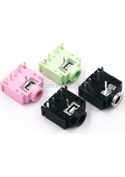 Siyah Stil J-307 Pj Stereo Jak Soketi Ses Jak Konektörü Pcb 3F07 (Yurt Dışından) fiyatları