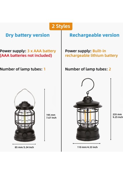YEŞIL-2600MAH Şarj Edilebilir Fener Kamp Çadırı Seyahat El Feneri Dış Aydınlatma Lamba Ekipmanları Taşınabilir Işıklar Destek Karartma (Yurt Dışından) fırsatları