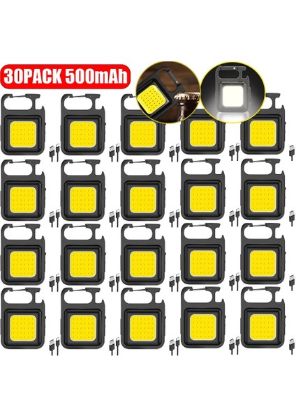 1 Adet Tarzı 4 Adet Mını LED Anahtarlık El Feneri USB Şarj Edilebilir Çalışma Işığı Açık Acil Durum Uyarı Işığı Küçük Tirbuşon Kamp Işık (Yurt Dışından) indirimleri