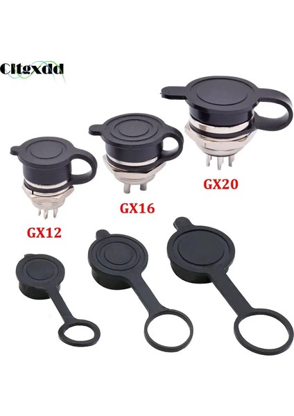 GX12 Tarzı Cltgxdd GX12 GX16 GX20 Havacılık Dairesel Priz Su Geçirmez Toz Kapağı Kaynak Kablosu Konnektörleri Kauçuk Koruyucu Kapak (Yurt Dışından) fiyatları