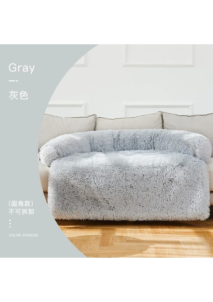 Açık Gri Stil 90X90X20CM Köpek Mat Kanepe Vıp (Yurt Dışından)