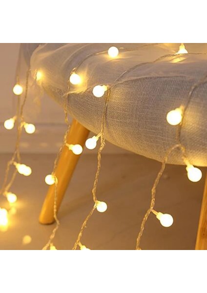 Mavi Stil Top M LED Kar Tanesi Dize Peri Işıkları Garland Noel Ağacı Yeni Yıl Odası Sevgililer Günü Dekorasyon Lighys USB Pil (Yurt Dışından)