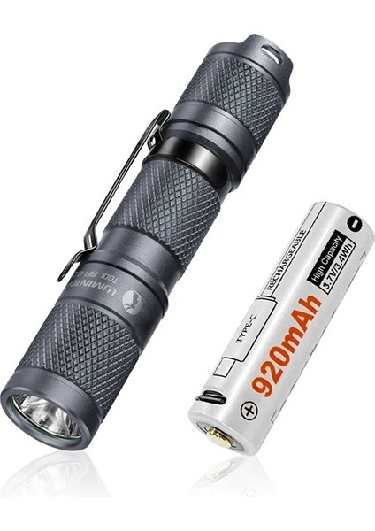 Beyaz El Feneri Aa El Feneri Lumintop Aracı Aa Mini Edc El Feneri 650 Lüme Metre Hafızalı Cep Feneri (Yurt Dışından)