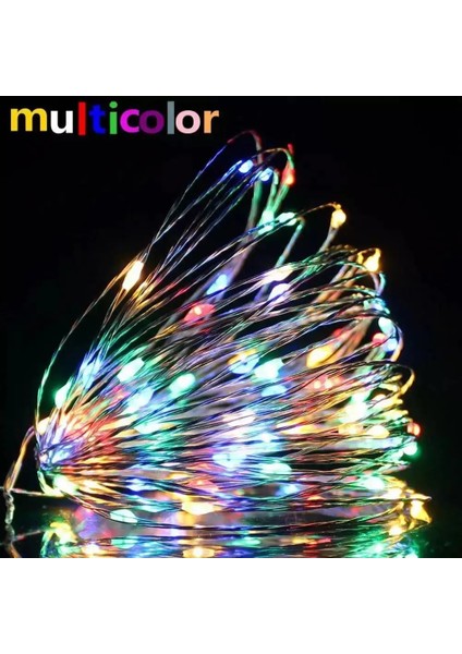 USB-5M5LED Stili Çok Renkli LED Peri Işıkları Dize Çelenk Doğum Günü Düğün Balkon Yatak Odası Gece Lambası Dekorasyon USB Pil ile Desteklenmektedir (Yurt Dışından)