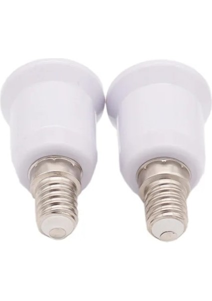 Yenı Dönüştürücüler E14 To E27 Adaptör Dönüşüm Soketi Yüksek Li Malzeme Soket Ampul Adaptörü Vida Tabanı Ampul Lamba Tutucu (Yurt Dışından)