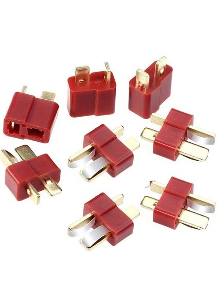5 Pairs T Fiş Erkek ve Dişi Dekanlar Konnektörler Stil Rc Lipo Pil Için Yeni (Yurt Dışından)