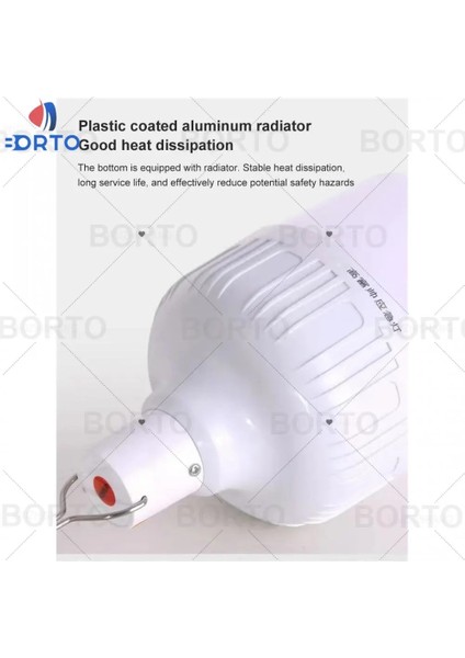 400W 500W Kamp Işık USB Şarj Edilebilir LED Işık Acil Durum Ampul Çadır Aydınlatma Kamp Ekipmanları Ampul Taşınabilir Fenerler (Yurt Dışından)