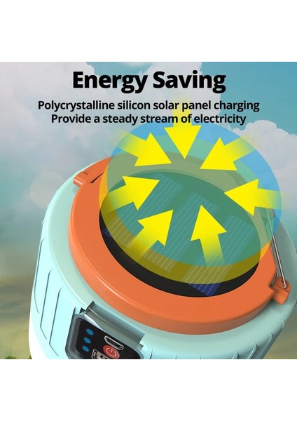 6W Mah Şarj Edilebilir LED Kamp Işığı Güneş Enerjili Açık El Feneri Taşınabilir Fener Gece Acil Durum Ampulü Çalışma Onarım Aydınlatma Barbekü (Yurt Dışından) modelleri