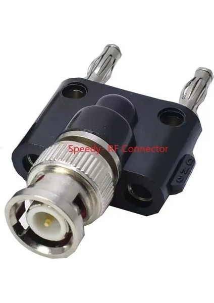 Type2-1pcs Tarzı 1 Adet Q9 Bnc Muz Iki Çift 4mm Muz Erkek Dişi Jack Koaksiyel Konnektör Bnc Tee Tipi 3 Yollu Splitter Rf Adaptörü Yüksek Li (Yurt Dışından)