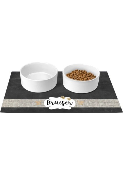 No.3 Tarzı 90X45CM Sevimli Özel Ad Pet Placemat Kaymaz Mat Su Geçirmez Köpek ve Kedi Kaseler Tabaklar Placemat Pu Malzeme Içme Besleme Placemat (Yurt Dışından) fiyatları