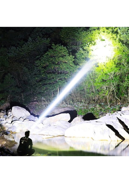 TY10 7 LED El Feneri Ön Fener Süper Parlak Far 4 Mod Güçlü El Feneri Açık Şarj Edilebilir Gece Balıkçılık Far (Yurt Dışından) fırsatları