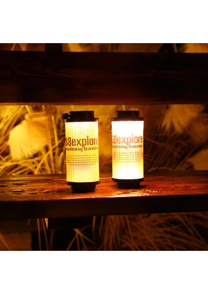 Beyaz Yenı USB Şarj Edilebilir El Feneri Güçlü Ah Mini LED Kamp Fenerleri Sıcak Beyaz Işık Haning 38 Keşfet Kamp Işık Açık (Yurt Dışından) modelleri