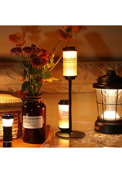 Beyaz Yenı USB Şarj Edilebilir El Feneri Güçlü Ah Mini LED Kamp Fenerleri Sıcak Beyaz Işık Haning 38 Keşfet Kamp Işık Açık (Yurt Dışından) indirimleri