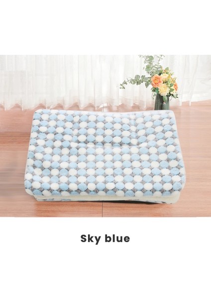 C Stili 51X34CM Yumuşak Flanel Kalınlaşmış Pet Yumuşak Polar Ped Pet Battaniye Yatak Mat Köpek Kedi Kanepe Yastık Yatak Kediler Için Sıcak Tutmak Uyku Örtüsü (Yurt Dışından)