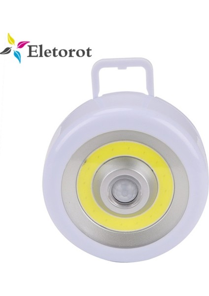 LED Dolap Işık Hareket Sensörü Gece Lambası Mıknatıs Kanca Pır Kızılötesi Sensör 3 * Aa Cob Kamp Yürüyüş Garaj Dolap Işık (Yurt Dışından)