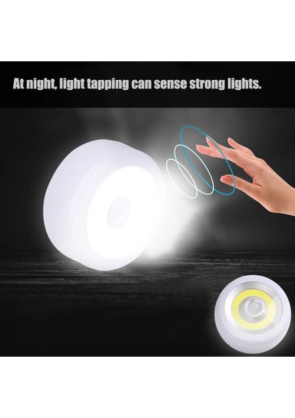 LED Dolap Işık Hareket Sensörü Gece Lambası Mıknatıs Kanca Pır Kızılötesi Sensör 3 * Aa Cob Kamp Yürüyüş Garaj Dolap Işık (Yurt Dışından)