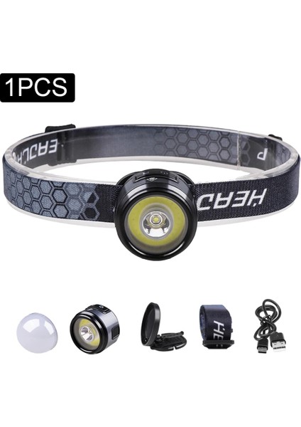 1 Parça Xpg + Cob LED Far Güçlü Manyetik Klip Çalışma El Feneri 4 Modları Açık Balıkçılık Kamp Için Su Geçirmez Far (Yurt Dışından)