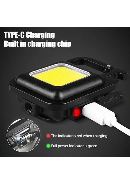 Rgb Çok Fonksiyonlu Mini LED El Feneri Çalışma Işığı Taşınabilir Cep El Feneri Anahtarlıklar USB Şarj Edilebilir Açık Kamp Tirbuşon (Yurt Dışından) fırsatları