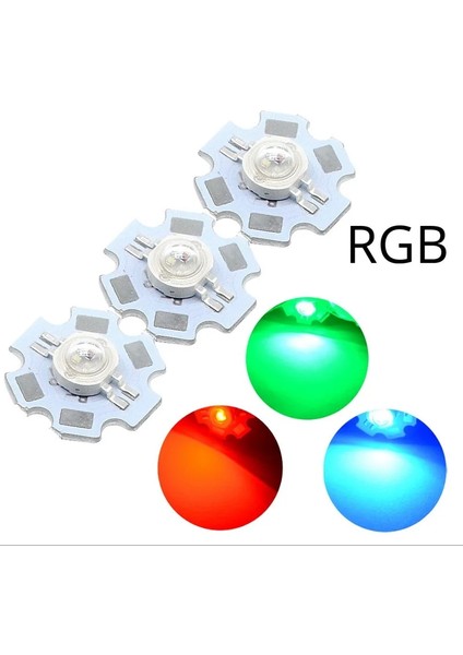 3W Tarzı Rgb 10X 1W 3W Yüksek Güç Beyaz Kırmızı Mavi Yeşil Işık Boncuk Verici LED Ampul Diyot Lamba Yuvası Yıldız Pcb Platine Soğutucu (Yurt Dışından)